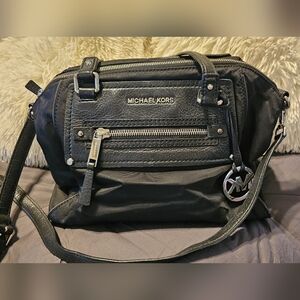 Authentic Michael Kors Leather and Nylon purse
